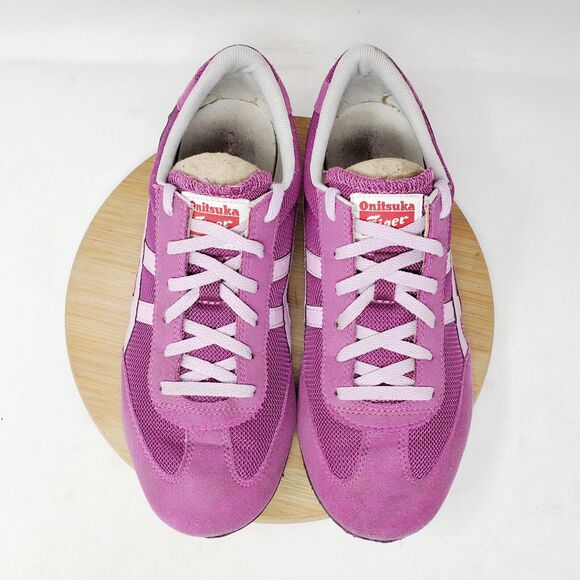 Onitsuka Tiger by Asics Pink and White Sneakers - Picture 4 of 14